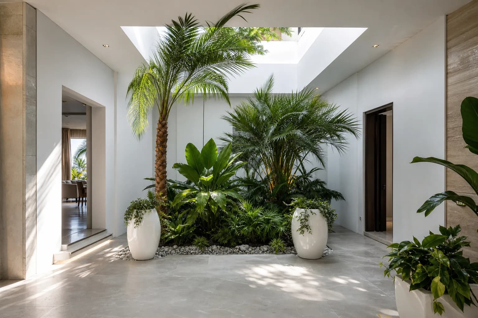 Modern Villa Atrium
